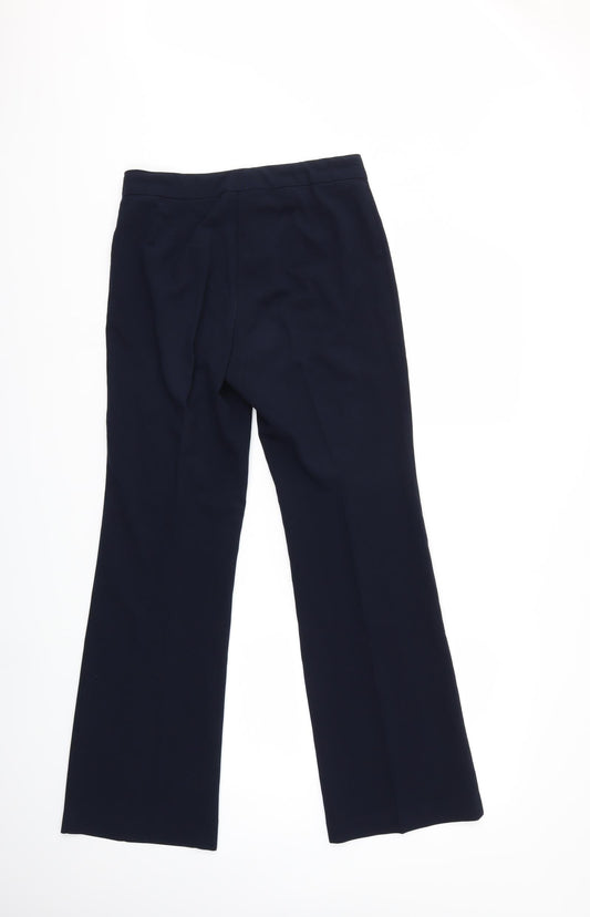 Marks and Spencer Womens Blue Trousers Size 8 L31 in
