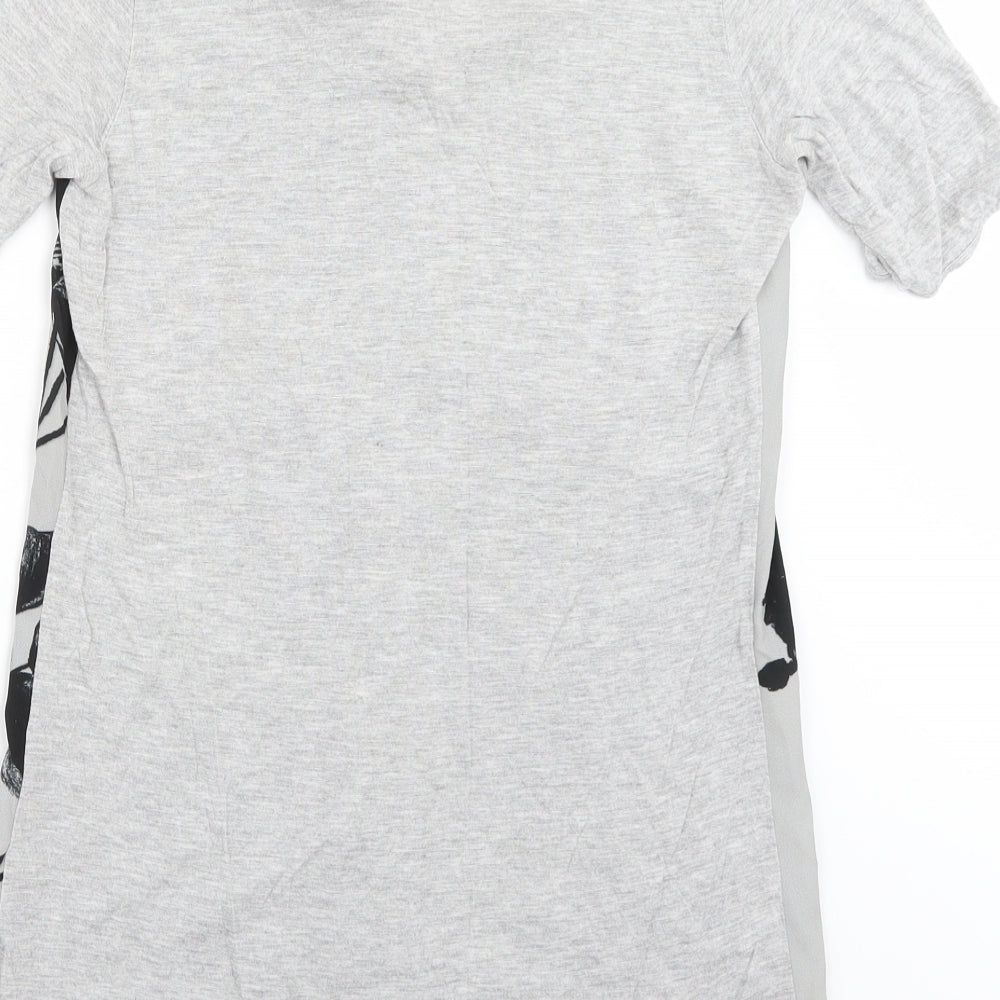 Womens UK Size 10 NEXT Grey Basic T-Shirt