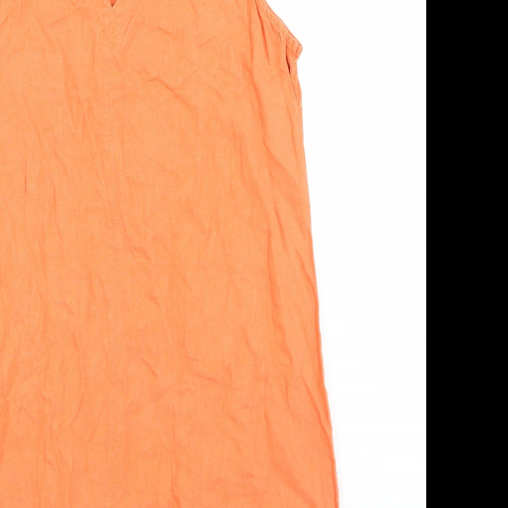Womens UK Size 16 NEXT Orange Basic Blouse