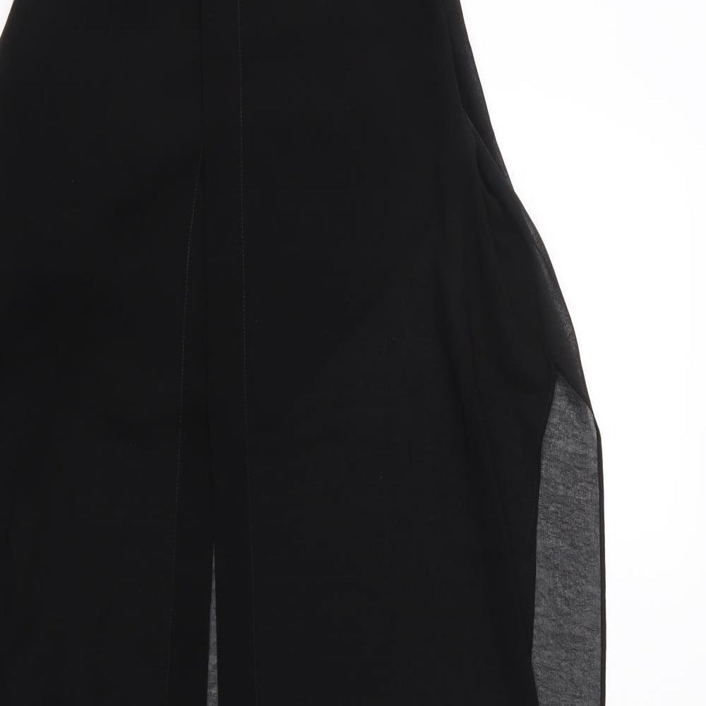 Womens UK Size 12 River Island Black Basic Blouse