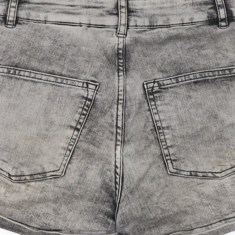 H&M Womens Grey Mini Skirt Size 8