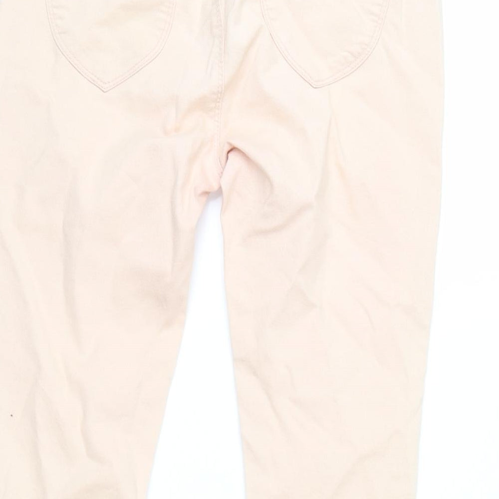 Dorothy Perkins Womens Pink  Denim Skinny Jeans Size 10 L22 in