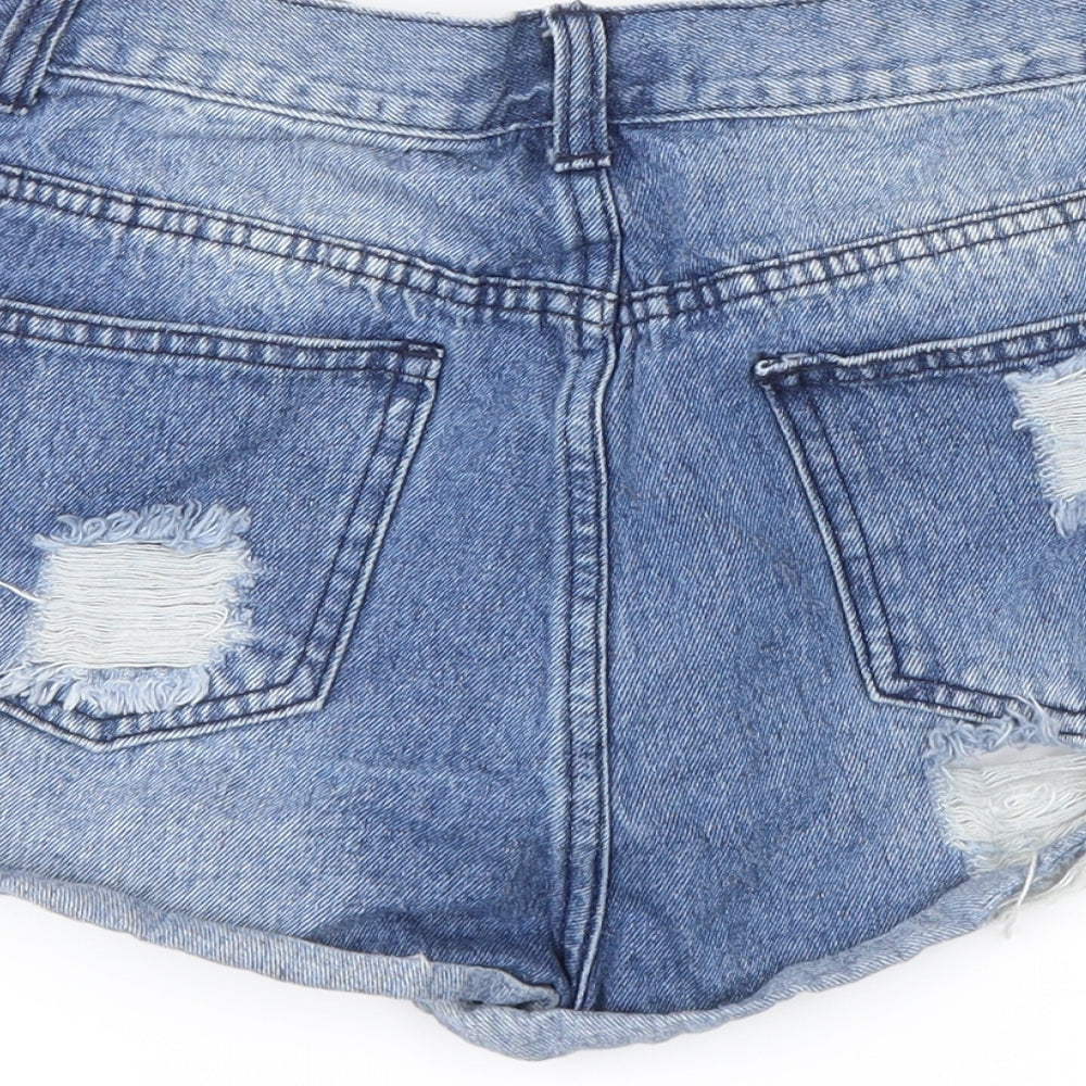 Womens UK Size 10 Missguided Regular Fit Hot Pants Shorts