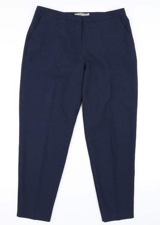 Womens UK Size 12 ASOS Regular Fit Blue Trousers