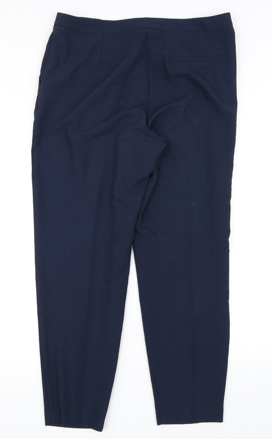 Womens UK Size 12 ASOS Regular Fit Blue Trousers