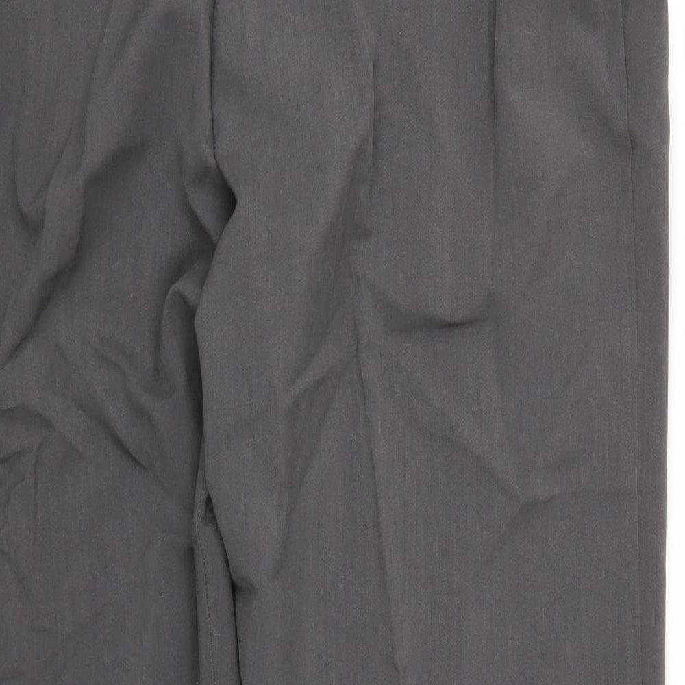 Womens UK Size 18 Essential Collection Regular Fit Grey Trousers