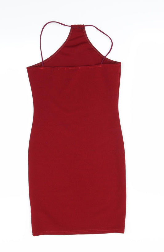 Missguided Womens Red Bodycon Size 6