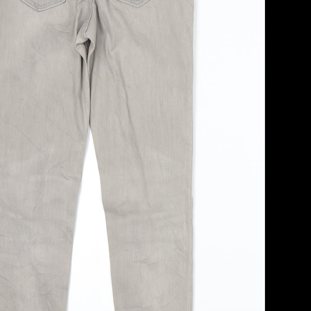 Womens UK Size 10 Marks and Spencer Regular Fit Skinny Grey Jeans
