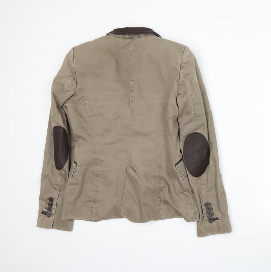 Zara Womens Beige   Jacket Suit Jacket Size S