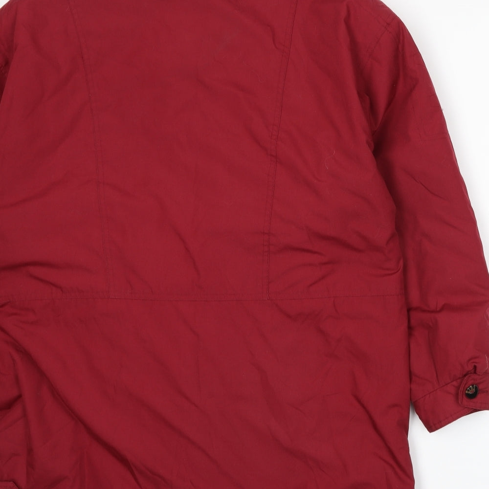 Womens UK Size 16 NuAge Red Rain Coat