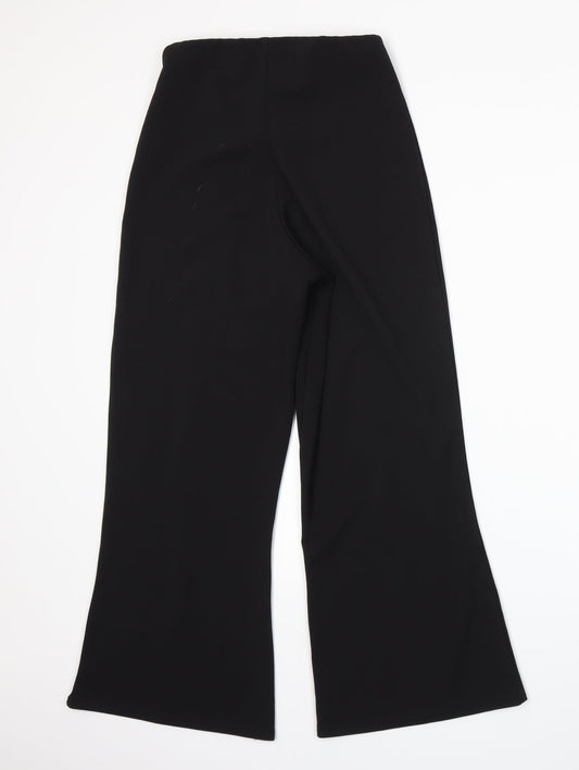 Missguided Womens Black Trousers Size 10 L25 in