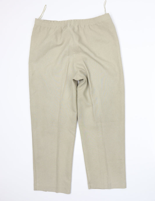 BM Womens Beige Trousers Size 12 L24 in