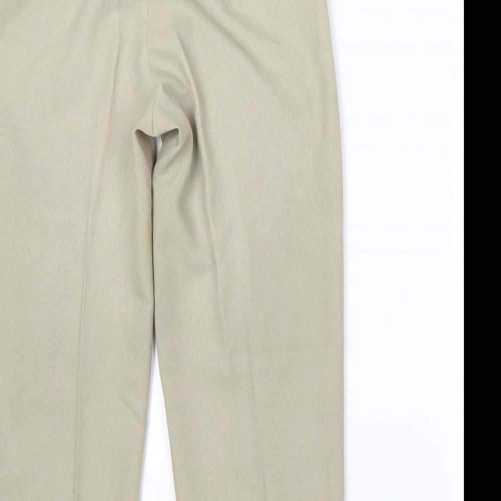 BM Womens Beige Trousers Size 12 L24 in