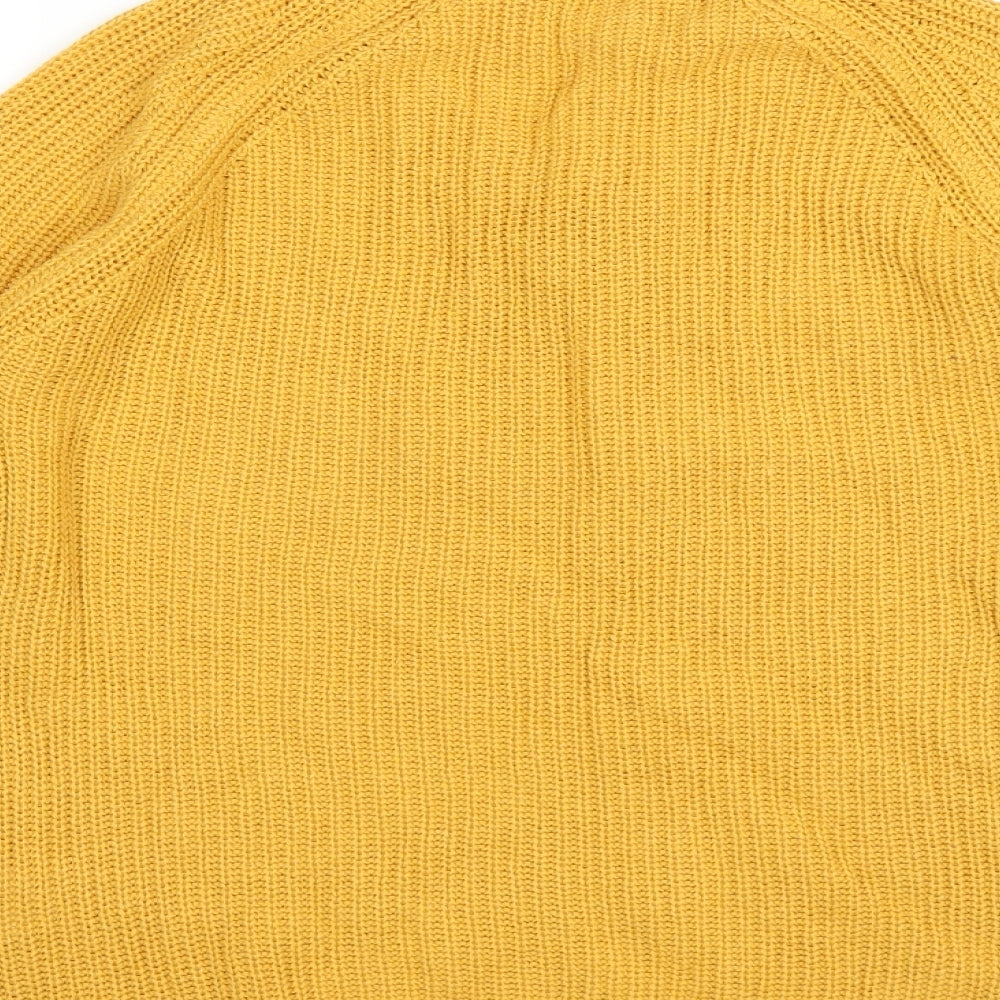 Select Womens Yellow Pullover Jumper Size 10