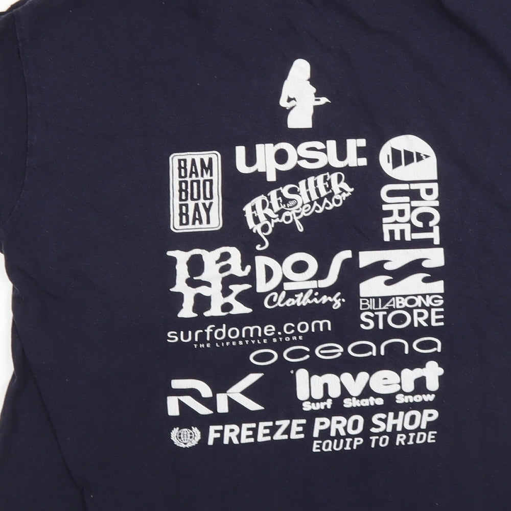 Starworld Mens Blue T-Shirt Size M - snow riders