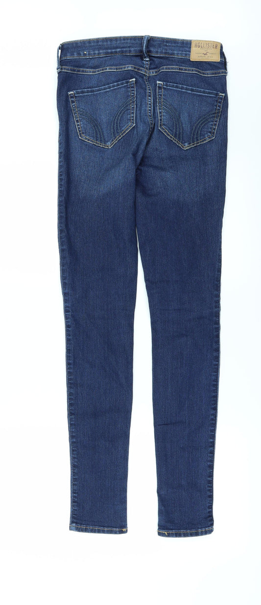 Hollister Womens Black Denim Skinny Jeans Size 25 in L31 in