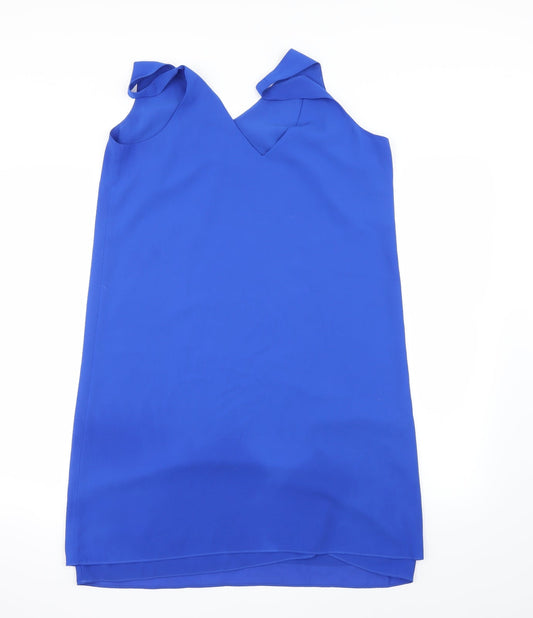 George Womens Blue Basic Blouse Size 12