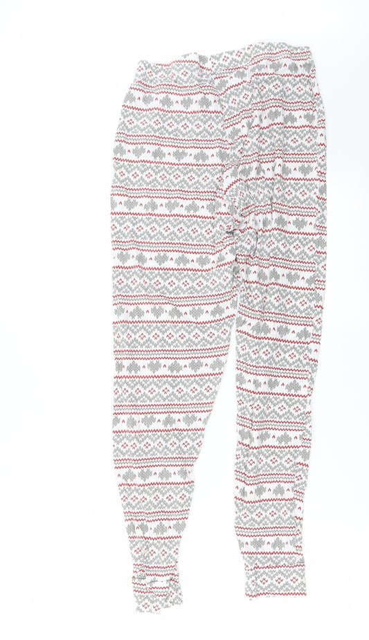 George Womens White Jegging Leggings Size 10 L24 in