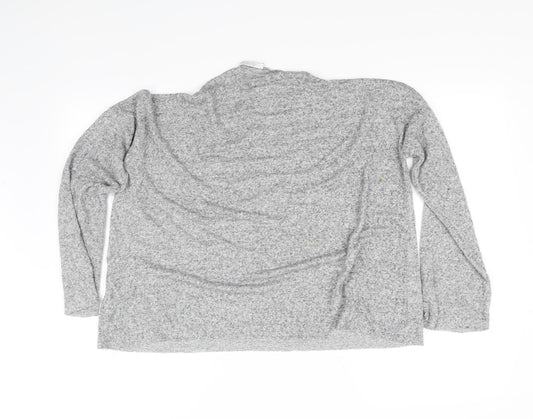 Zara Womens Grey Basic T-Shirt Size S