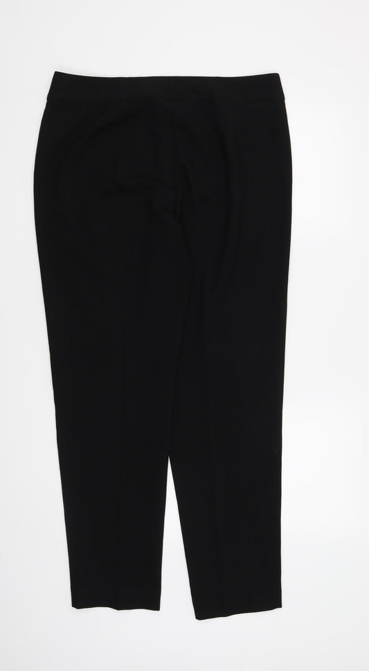 George Womens Black Trousers Size 14 L30 in