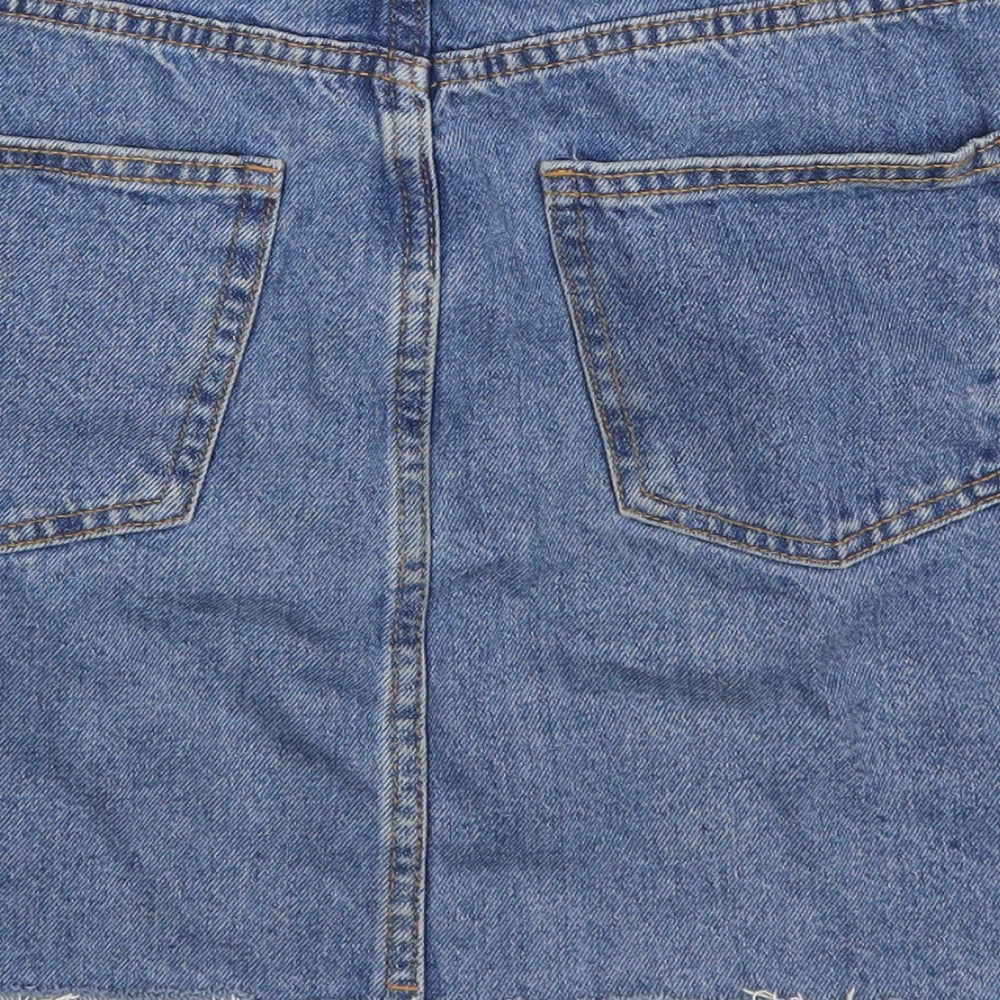 Womens UK Size 6 Denim Co A-Line Denim Skirt