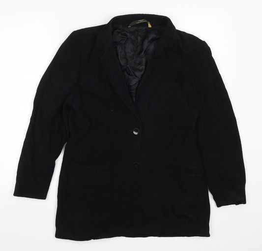 Womens UK Size 12 Marks and Spencer Regular Black Suit Jacket
