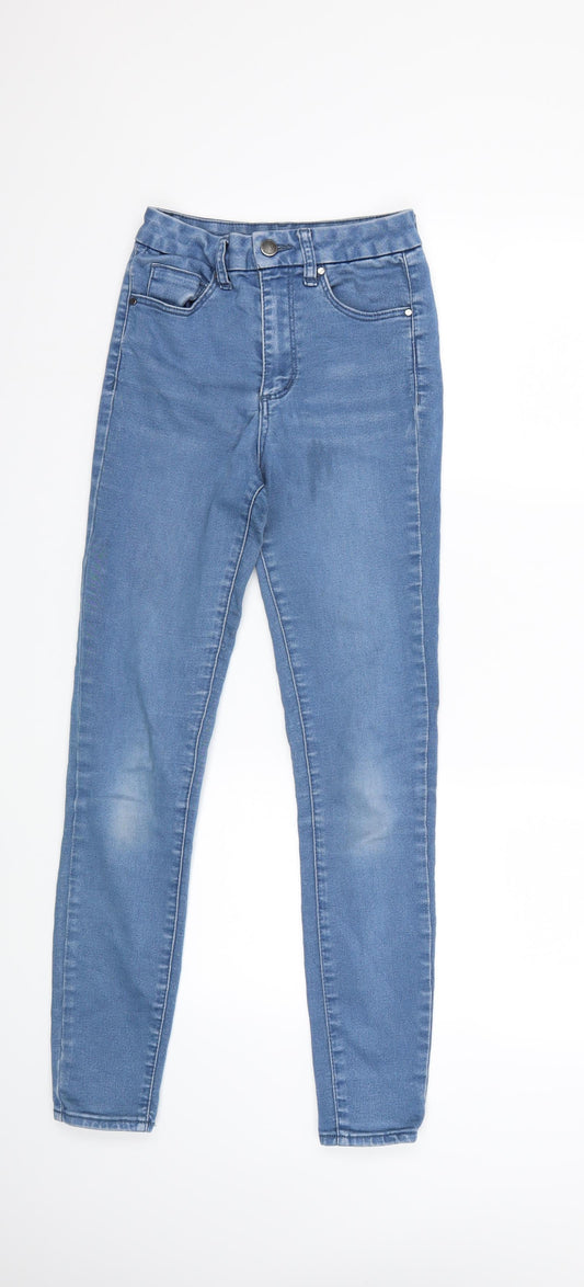 Womens UK Size 26 in ASOS Regular Fit Skinny Blue Jeans