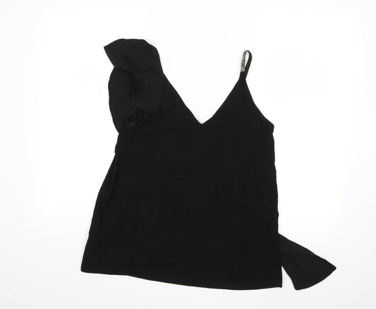 Womens UK Size 10 NEXT Black Basic Tank
