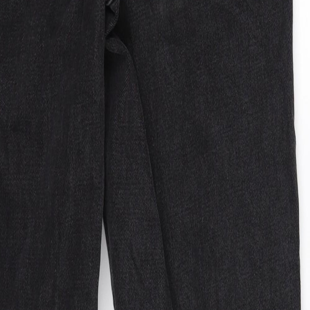 Topshop Womens Black Denim Skinny Jeans Size 25 in L32 in