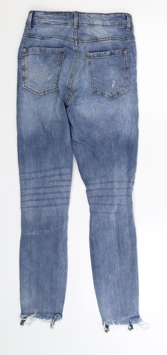 Denim Co Womens Blue Denim Skinny Jeans Size 8 L25 in