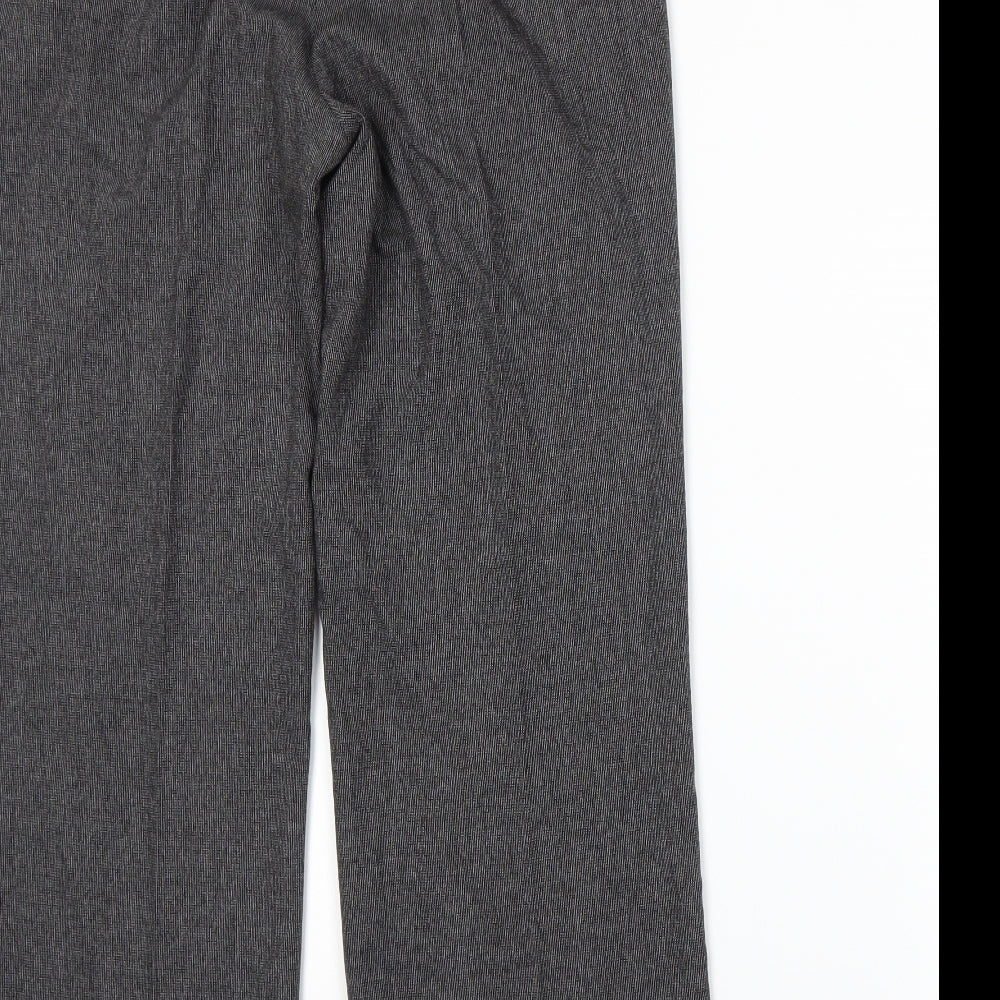 Womens UK Size 12 BHS Regular Fit Grey Trousers