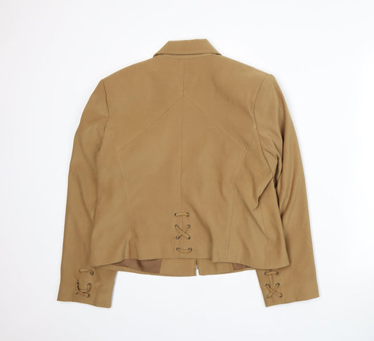 Womens UK Size 16 CMD Brown Jacket