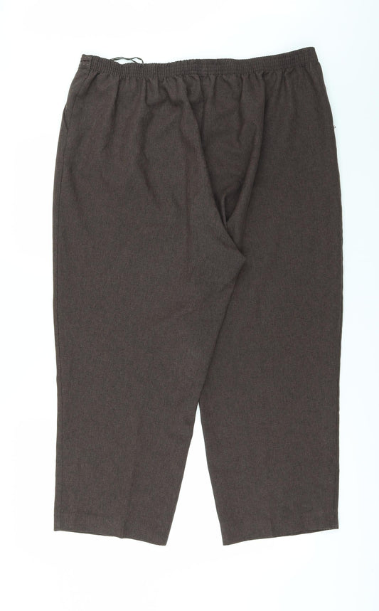 BM Womens Brown Trousers Size 20 L25 in