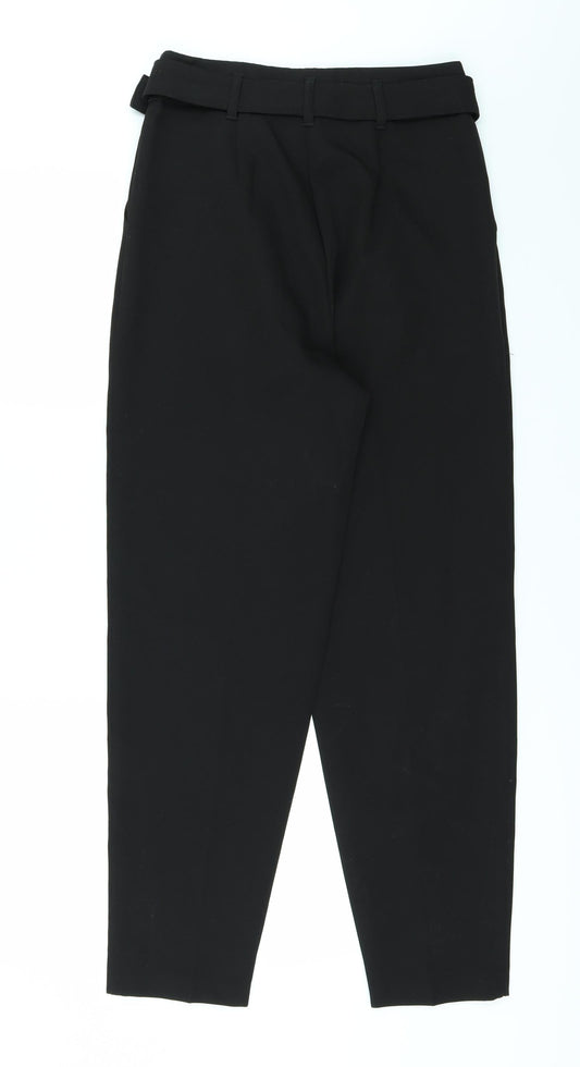 F&F Womens Black Trousers Size 6 L26 in