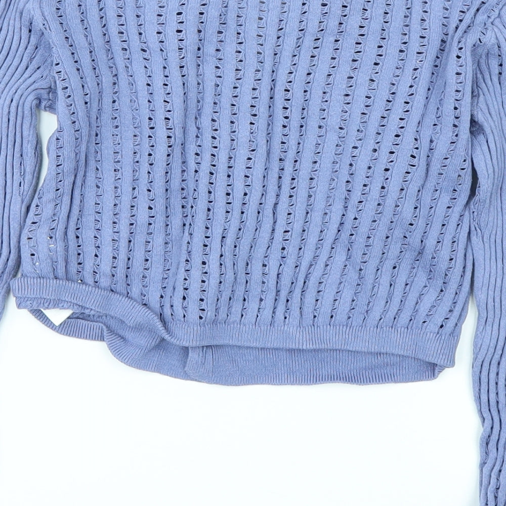 Gap Girls Purple Cardigan Jumper Size S