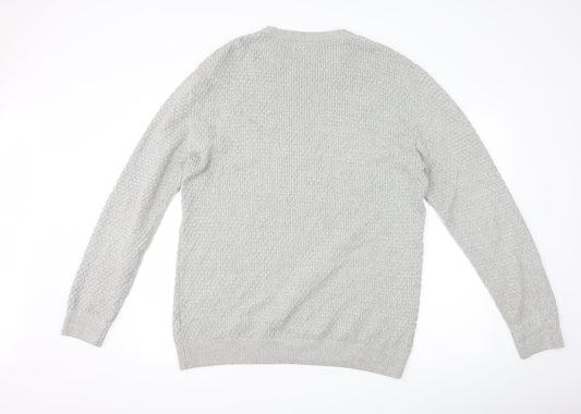 NEXT Mens Grey Pullover Jumper Size XL