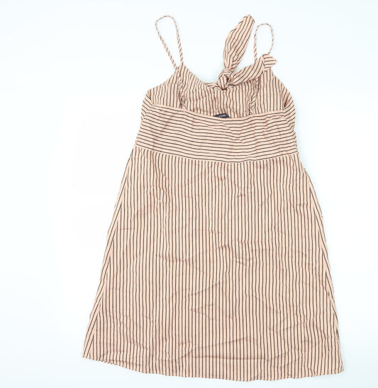 Marks and Spencer Womens Pink Striped Shift Size 8