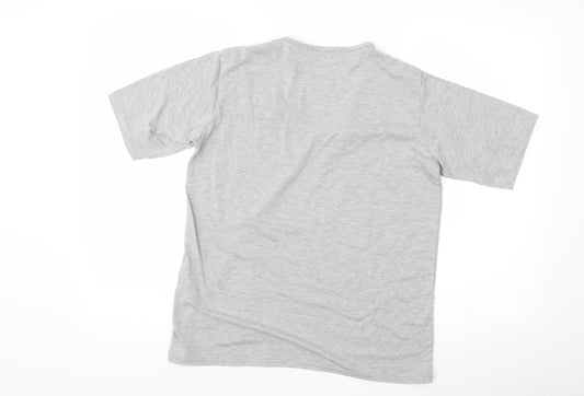 PRETTYLITTLETHING Womens Grey Basic T-Shirt Size 10