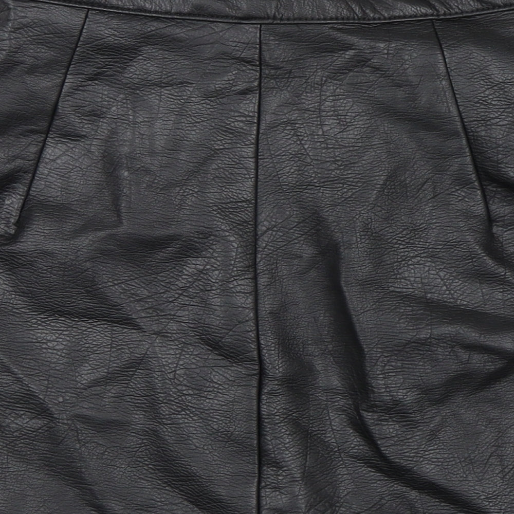 H&M Womens Black A-Line Skirt Size 6