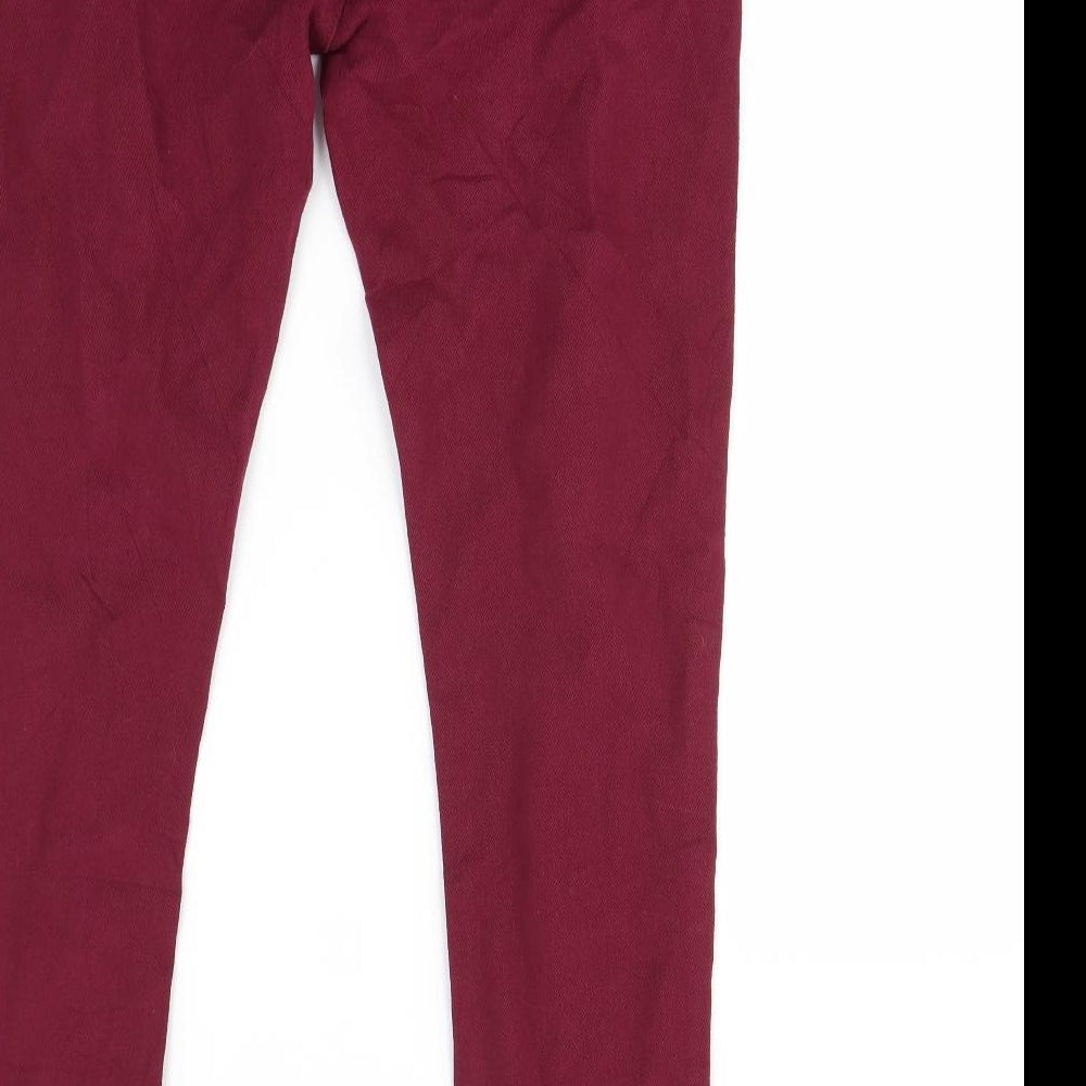Womens UK Size 36 in Criminal Damage Regular Fit Skinny Purple Jeans