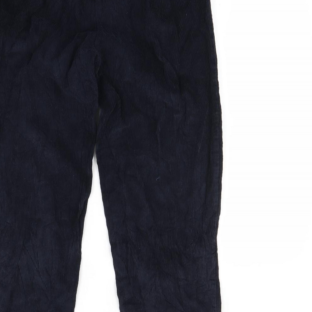 Womens UK Size 12 Preworn Regular Fit Blue Trousers