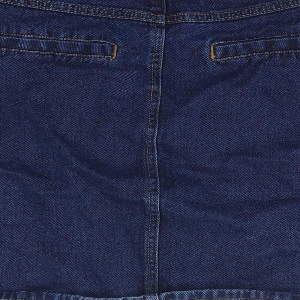 new look Womens Blue Mini Skirt Size 14