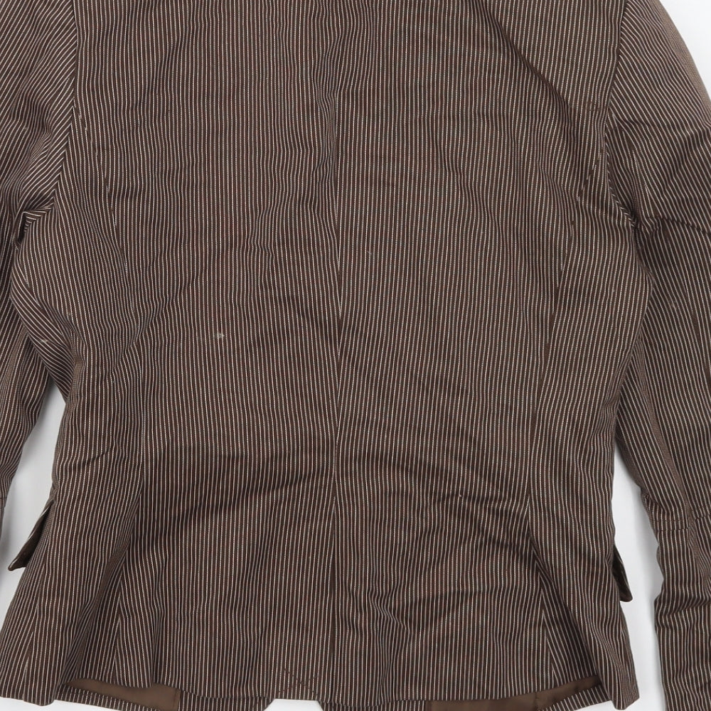 Womens UK Size 8 H&M Regular Brown Suit Jacket
