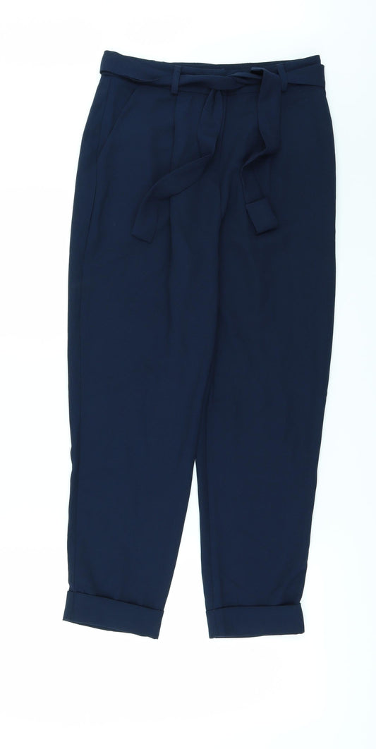 Womens UK Size 6 ASOS Regular Fit Blue Trousers