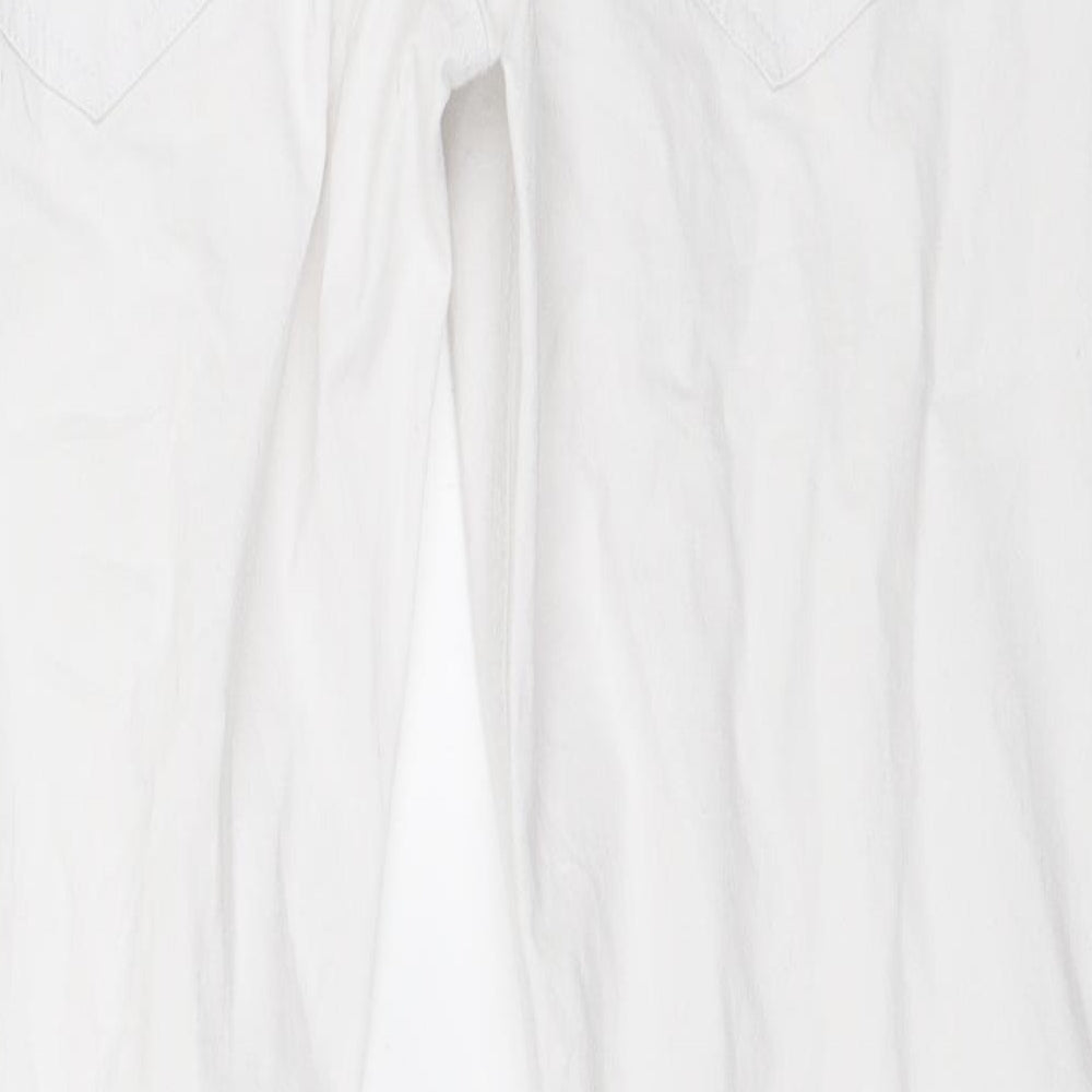 Zeenzo Womens White Skinny Jeans Size 36 L29 in - Super Skinny