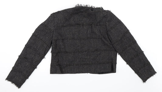 EAST Womens Black Jacket Blazer Size 14