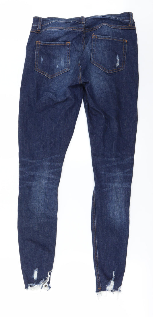 denim co Womens Blue Skinny Jeans Size 10 L28 in