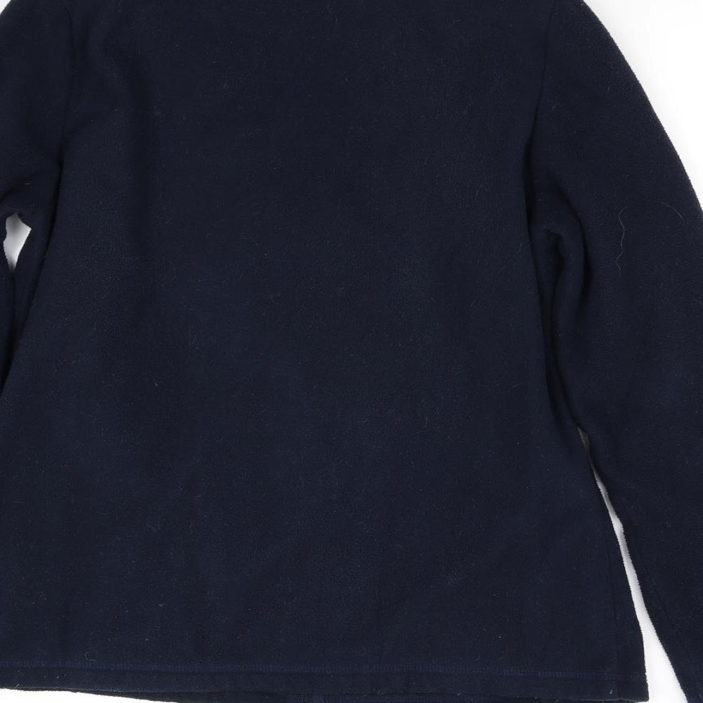 Preworn Womens Blue Full Zip Jumper Size M