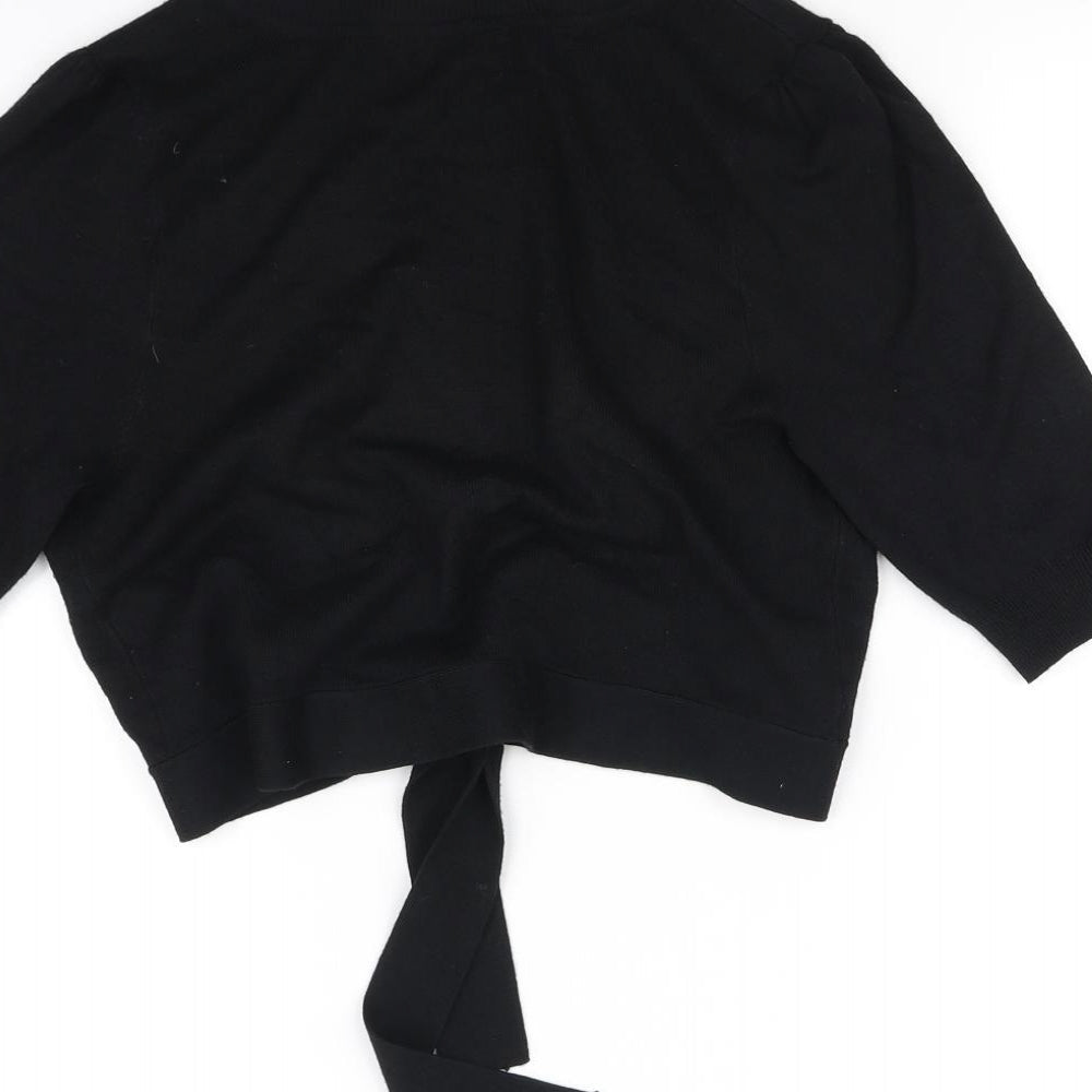 Womens UK Size 8 Marks and Spencer Black Basic Blouse