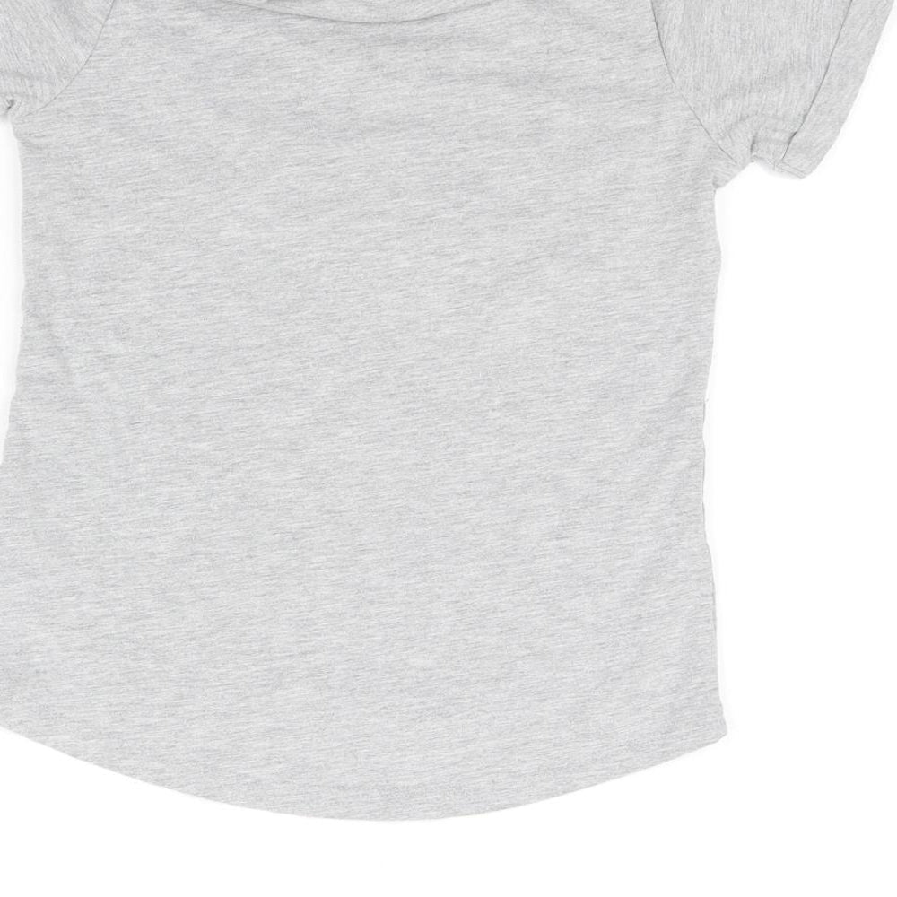 I Love Girlswear Girls Grey Basic T-Shirt Size 8 Years